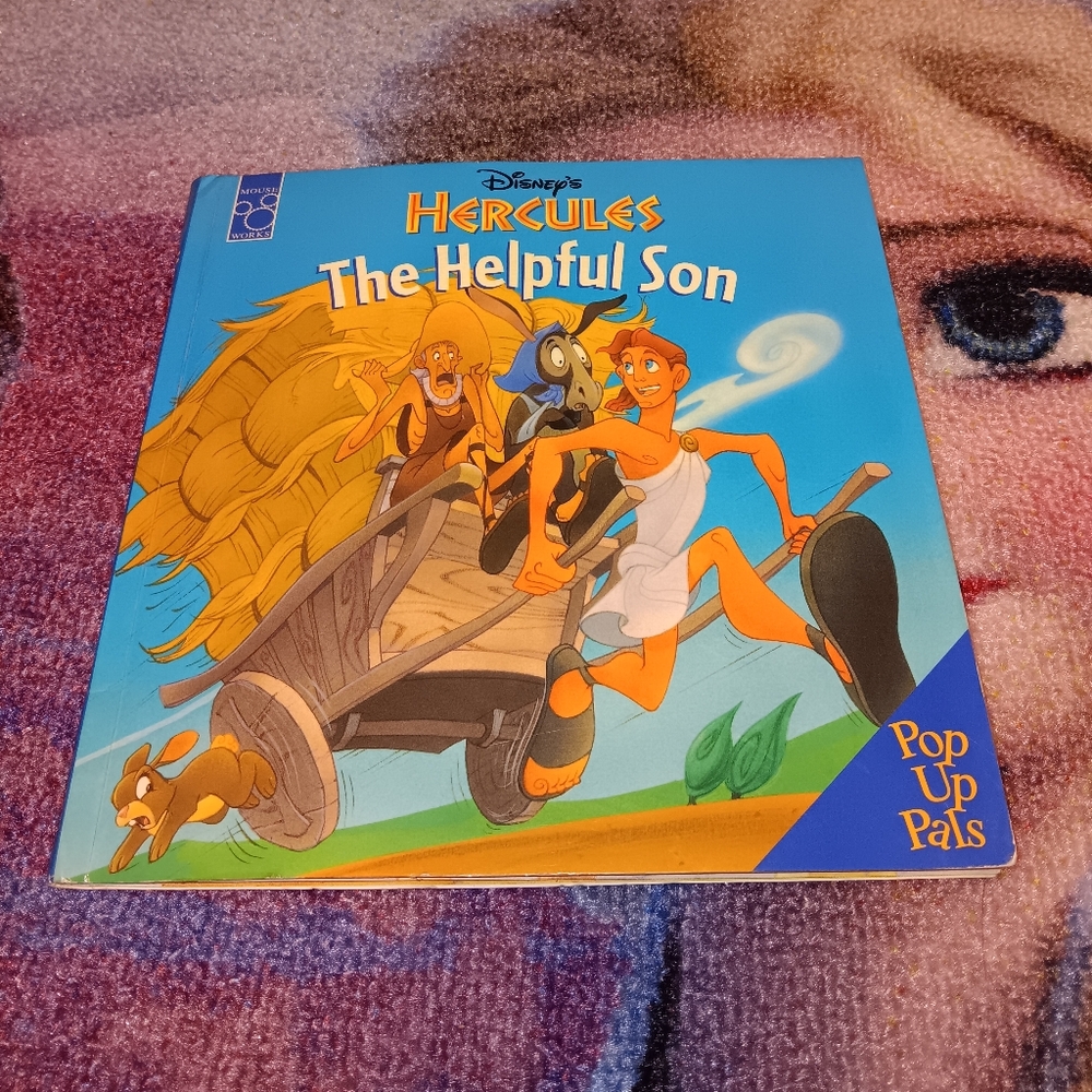 Vintage Hercules book Pop up book